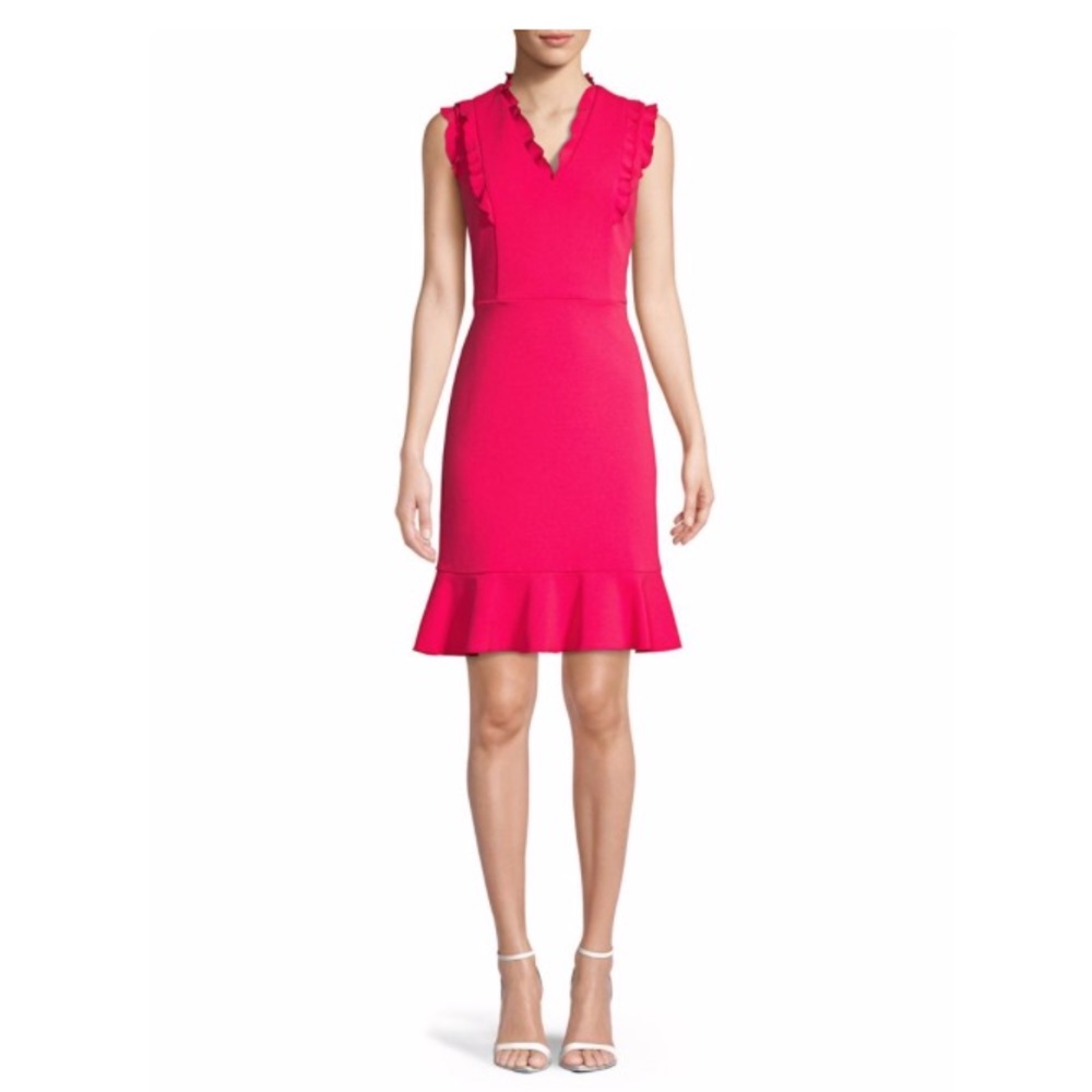 Beautiful dress with ruffle trim